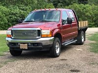 2001 Ford  F-250 Superduty Triton V-10, qpprox. 121,700 miles, with utility flat bed (note: the fuel service tank will be sold separately), original box is also available. Well maintained